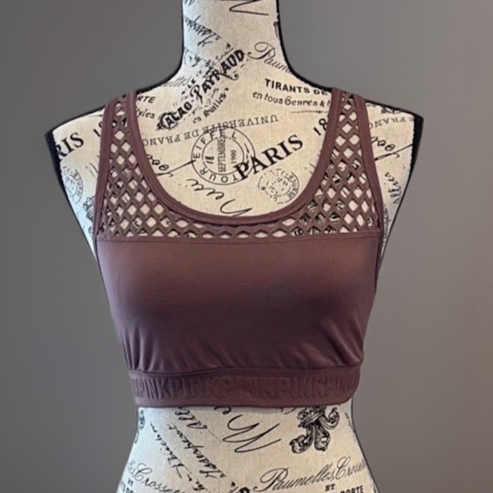 Victoria's Secret Pink Ultimate sports Bra in Mauve no padding size M